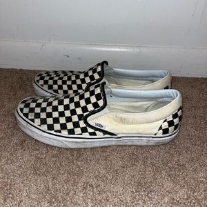 Vans checkered size 12 - used fair condition